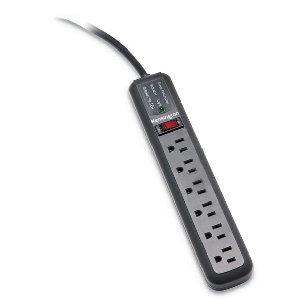 Kensington Surge Protector, 15 Cord, Gray K62668US